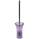 Gedy AU33-63 Free Standing Toilet Brush Holder Made From Thermoplastic Resins in Purple Finish